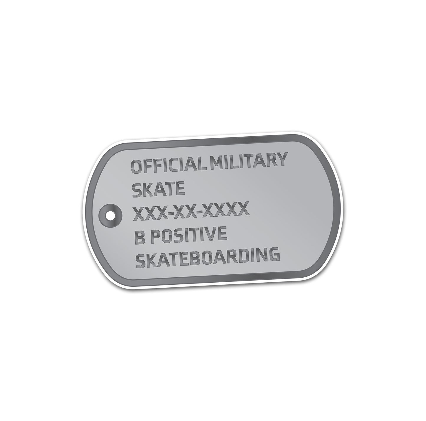 Dog Tag Sticker