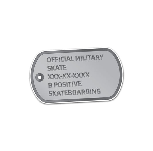 Dog Tag Sticker